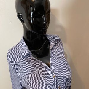 Passport shirt dress